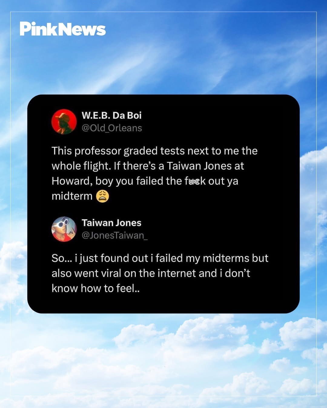 When you fail your midterms but also go viral because your name is the same as someone's professor's student