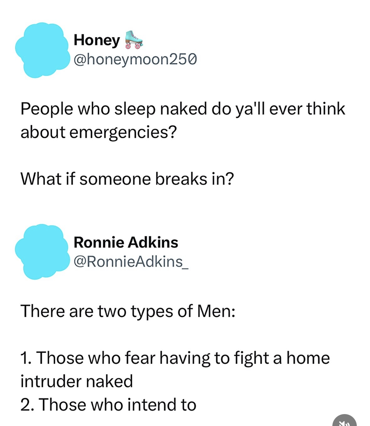 The internet really said 'there are two types of men' and left it at that lol