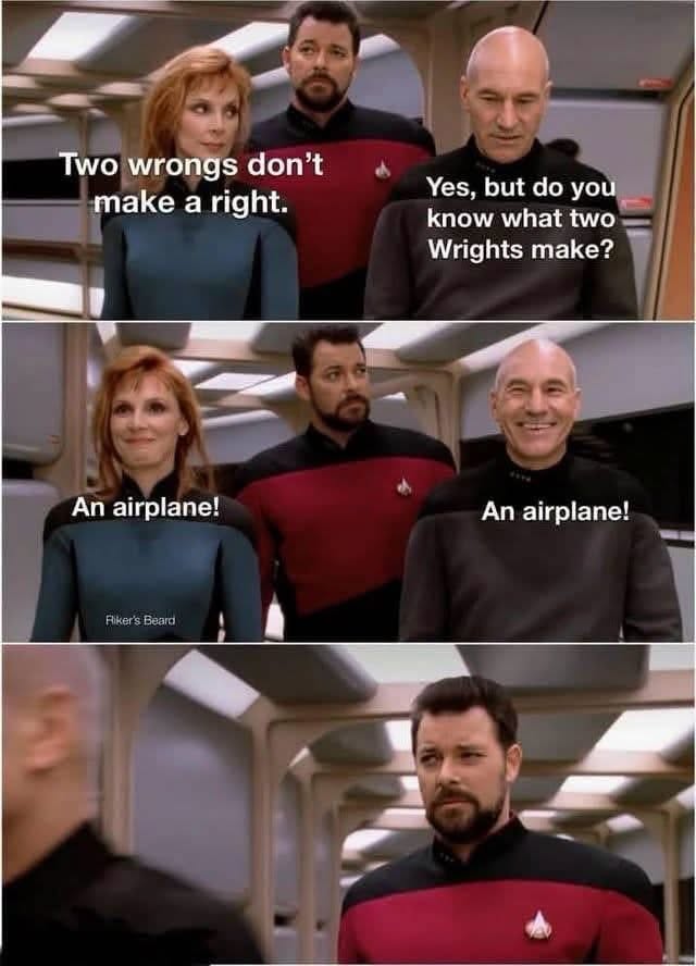 When you try to be clever and just end up saying "an airplane"