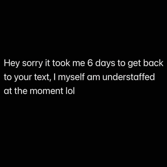 When you're so overbooked you're understaffed with yourself lol