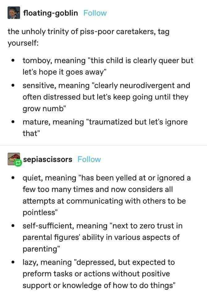 This is hilarious, the descriptions of how parents misinterpret their kids' behaviors is so accurate