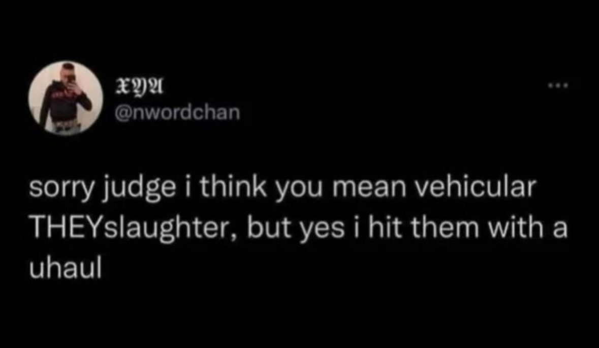When you try to sound smarter in court but just make it worse