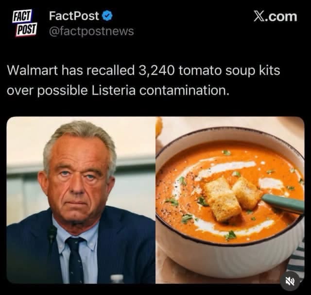 When you thought you were safe but then Listeria shows up to the party