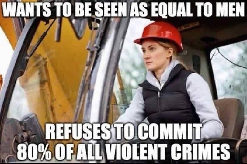 When you want to be equal but don't wanna do the crimes.