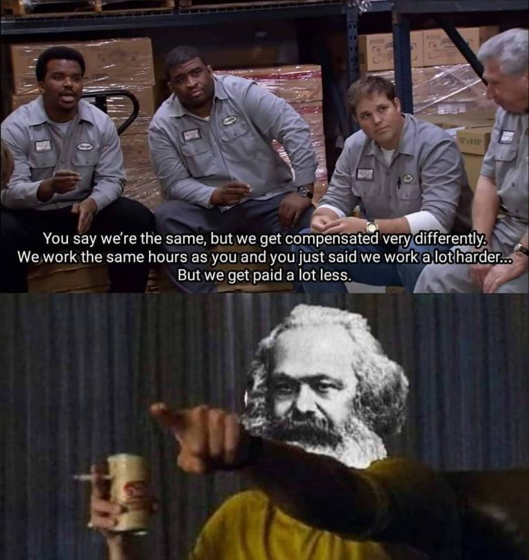 When the workers realize they're the proletariat and someone else is the bourgeoisie