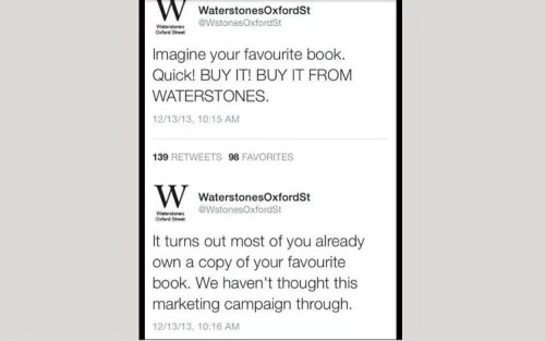 When your marketing plan is a bit too obvious and people already own the thing you're selling.