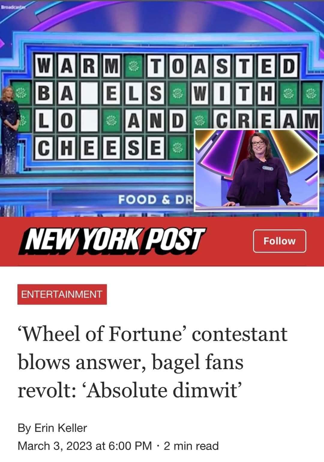 When you mess up the easiest Wheel of Fortune answer, and the internet is NOT happy.