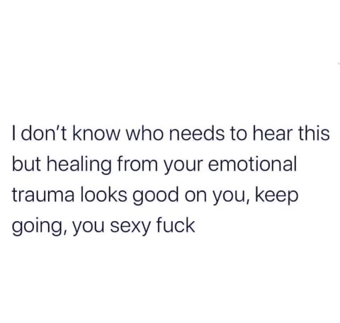 When therapy is going so well you start looking like it