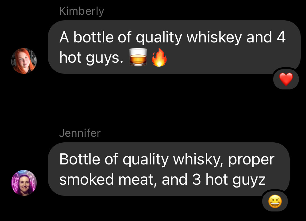 When you and your friend have very different ideas of a perfect night