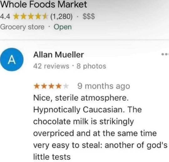 When Whole Foods chocolate milk is both overpriced AND easy to steal, you know it's a test from God.