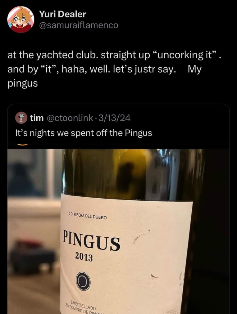 So apparently someone thought "uncorking" a bottle of wine meant something else entirely