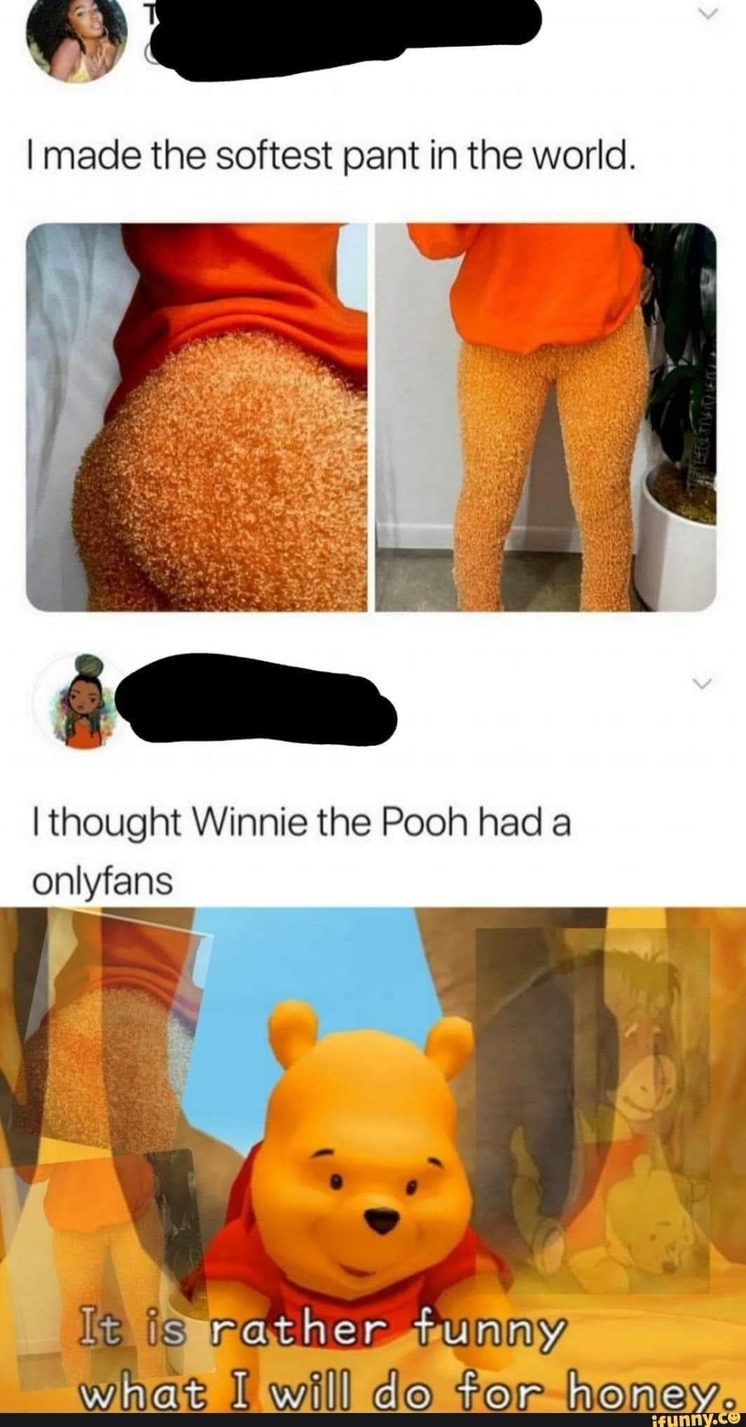 So I guess Winnie the Pooh has his own onlyfans page now?