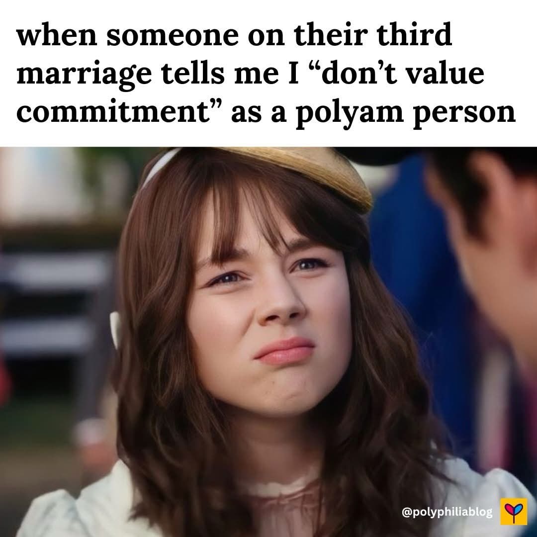 Oh honey, you've been married three times and you're telling ME I don't value commitment? That's rich.