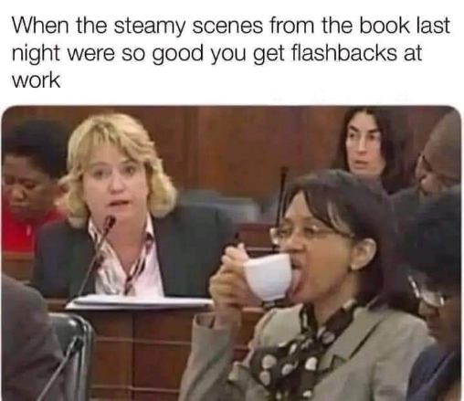 Me trying to stay professional after reading some spicy fanfiction the night before