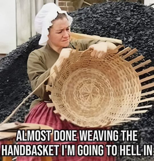 Imagine working really hard on something just to find out it's literally going to hell.