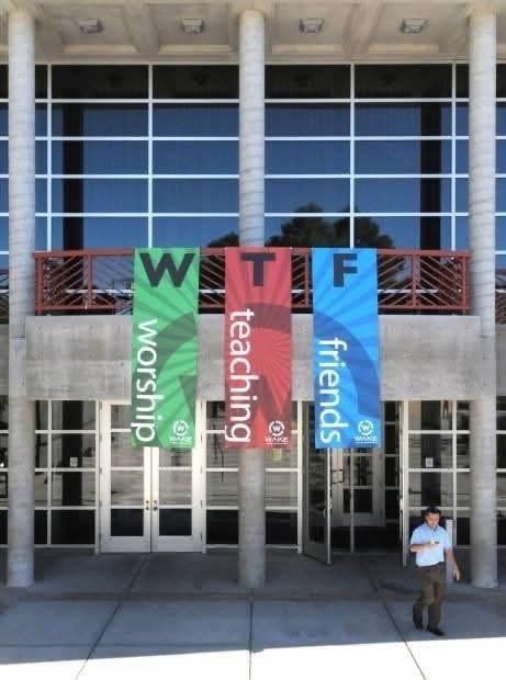 When you see the church's mission statement is literally just 'WTF'
