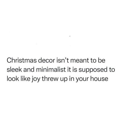 Christmas decor should look like …