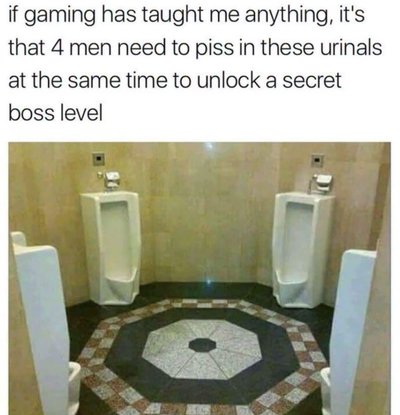 When the bathroom layout looks like a puzzle from a video game