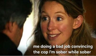 When you're trying way too hard to seem sober but you're actually sober