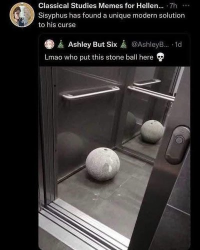 When you're Sisyphus and you finally find a way to optimize your eternal punishment.