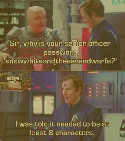 When you're technically following the password rules but not really.