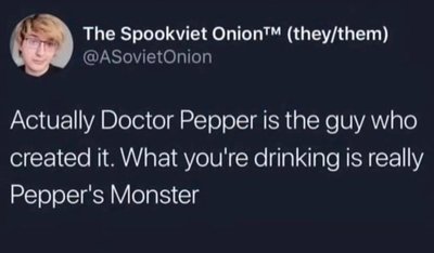 So basically when you drink …