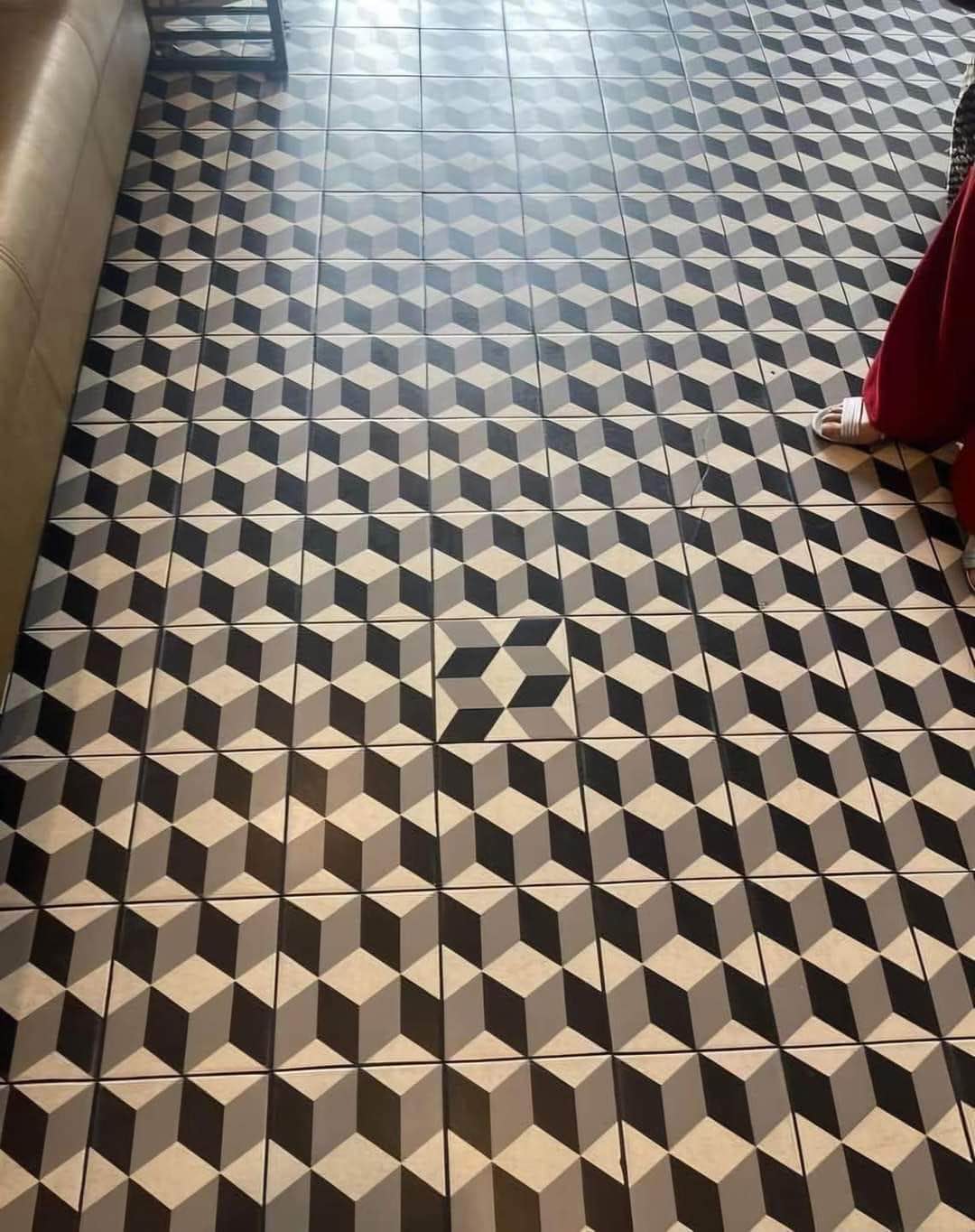 The one tile that's slightly off and will haunt my dreams forever