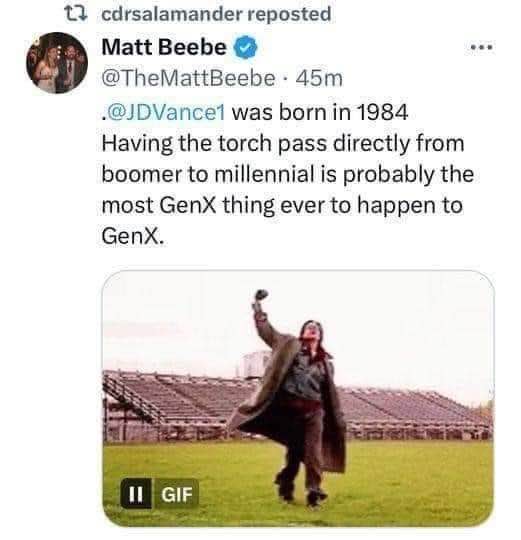 When you realize your entire generation's legacy is just being in the middle
