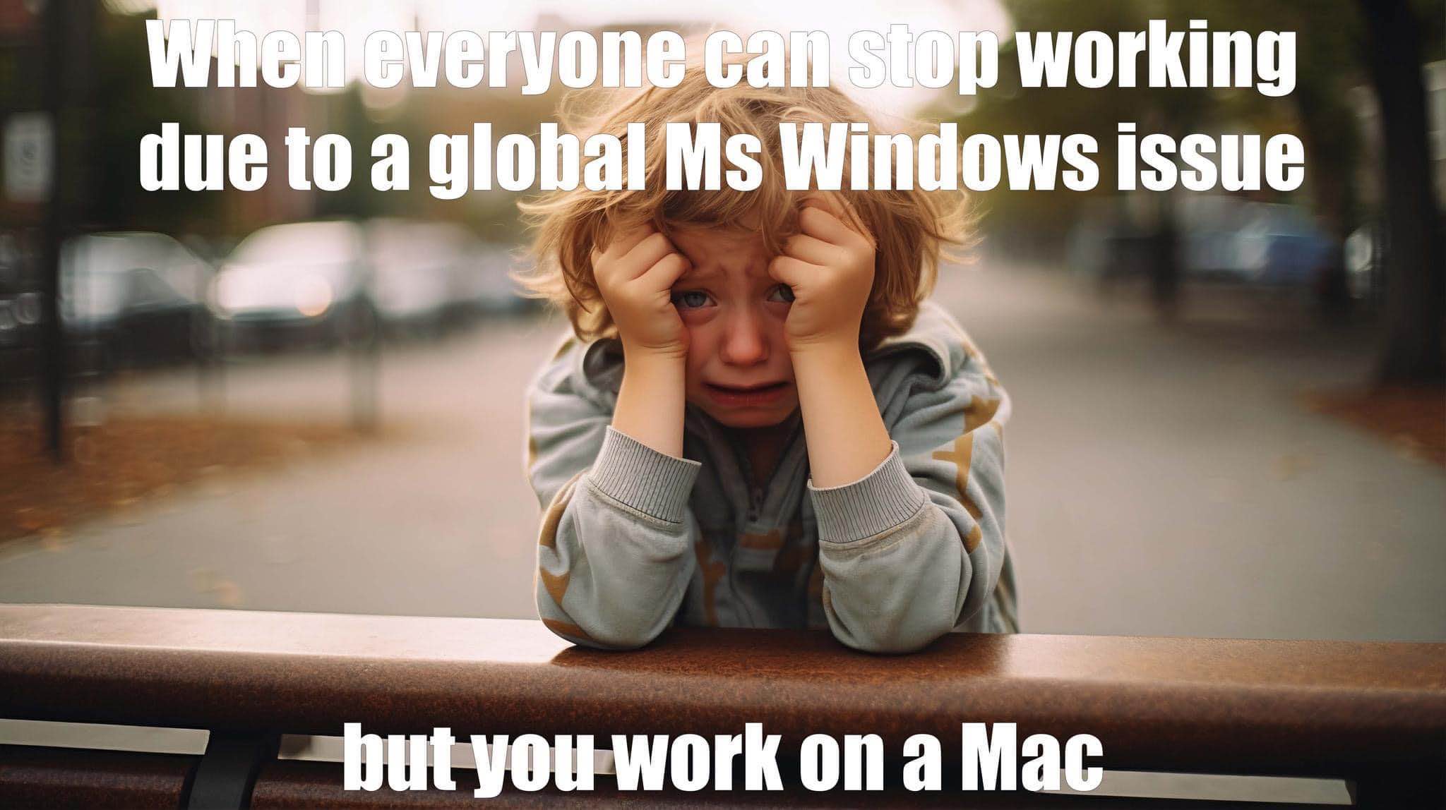 Ugh, must be nice to get a break while I'm still stuck working.
