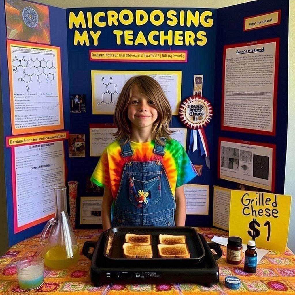 This kid's science project is way too accurate for a school presentation