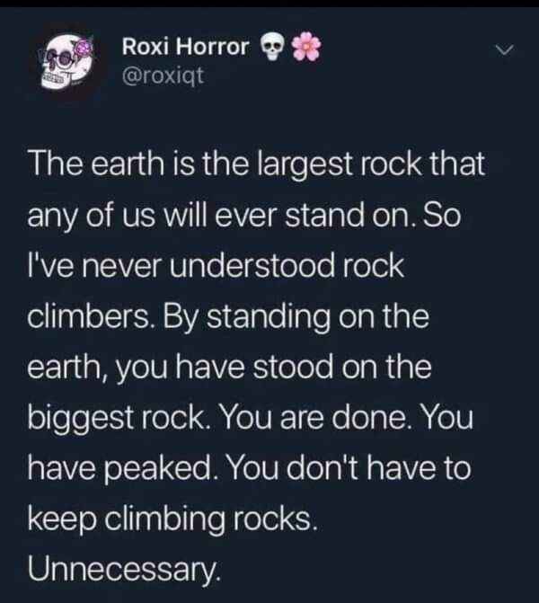 Someone's taking the 'we're all just walking on this planet' thing a bit too literally lol