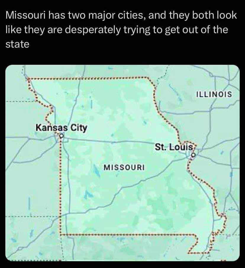 When your major cities are trying to yeet themselves out of the state, lol