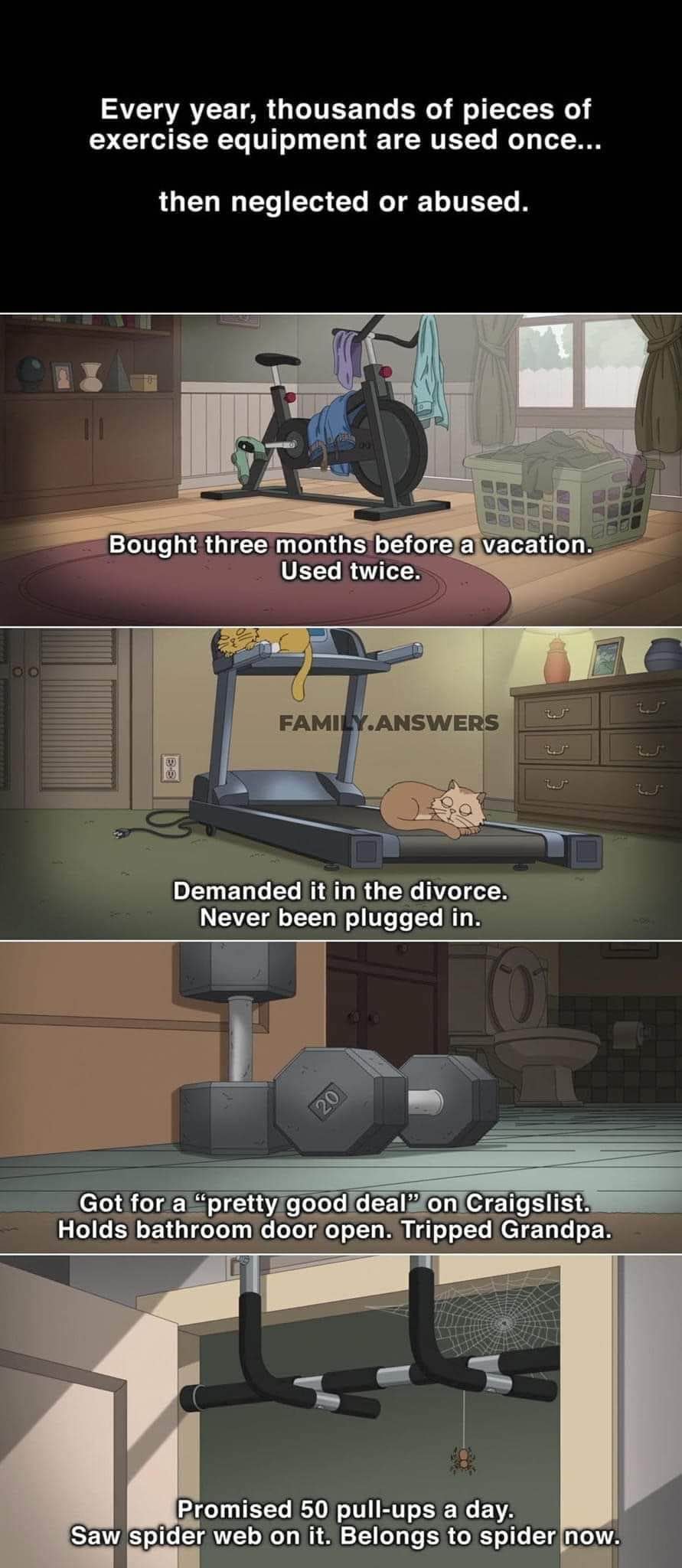 Me making a New Year's resolution vs. me three months later