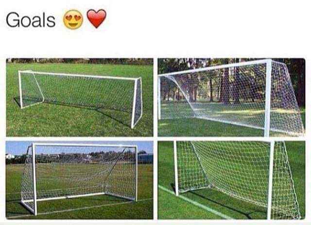 Is this what they mean by 'goals' with that heart eyes emoji? Big soccer energy.
