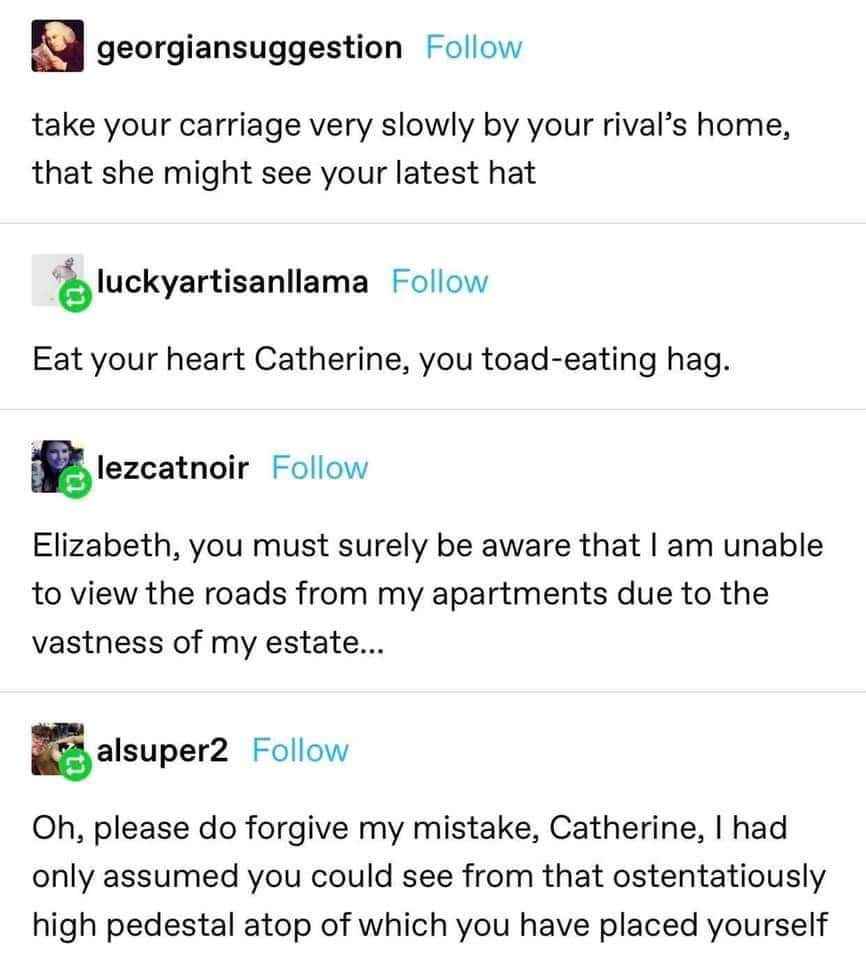 This is basically me having a full-on petty argument via Tumblr posts.