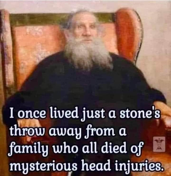 Pretty sure this guy's the reason behind the mysterious head injuries...