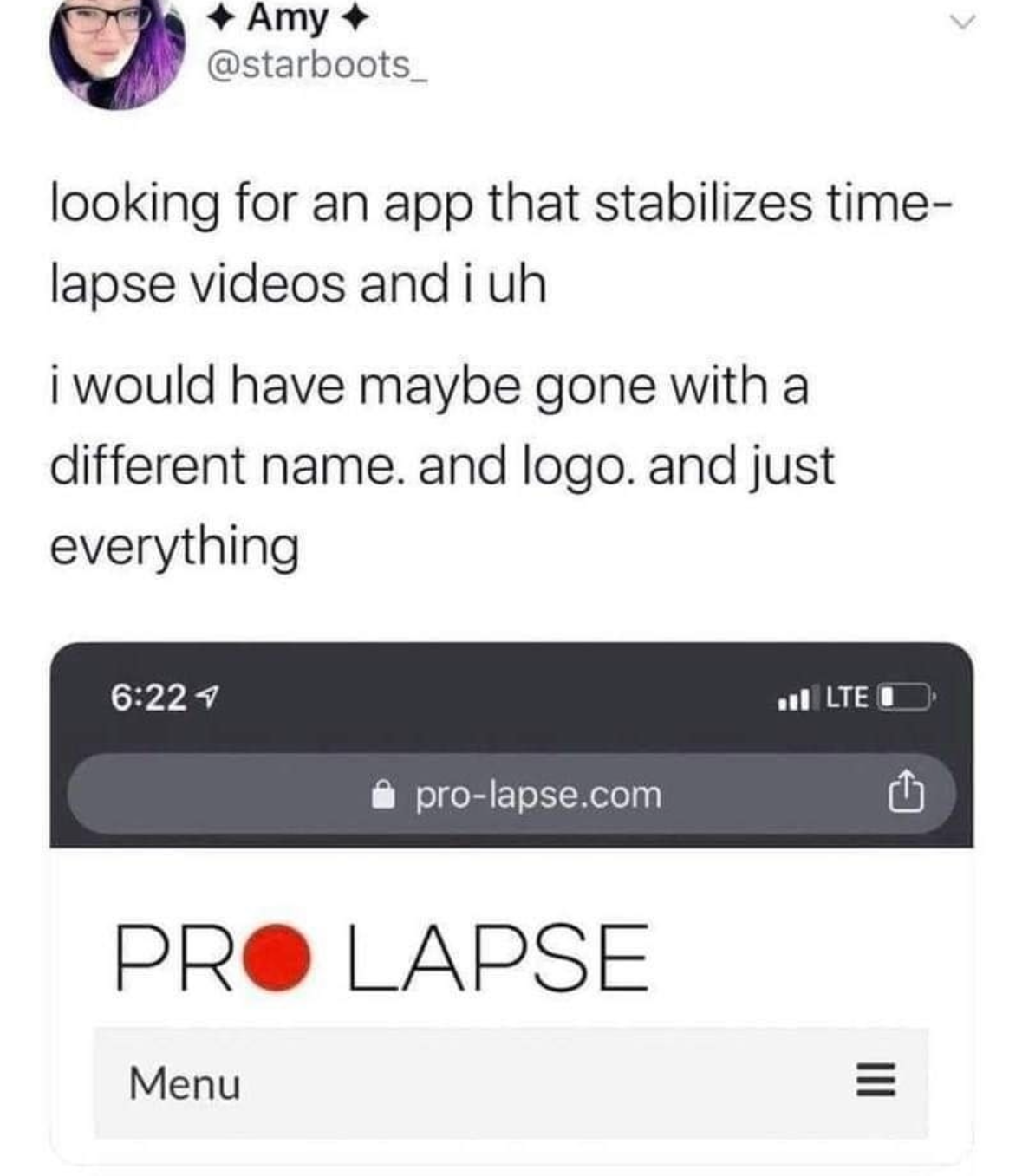 When you type 'pro lapse' into Google but it suggests 'prolapse'
