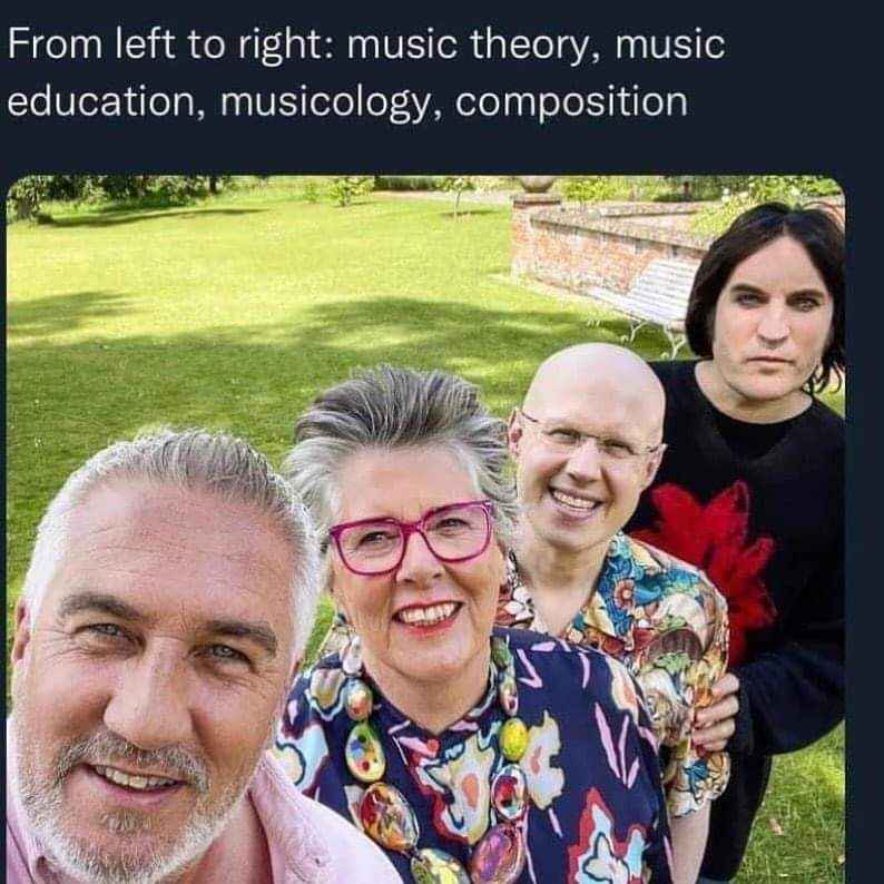 This trio is just built different, like music majors trying to explain theory vs composition