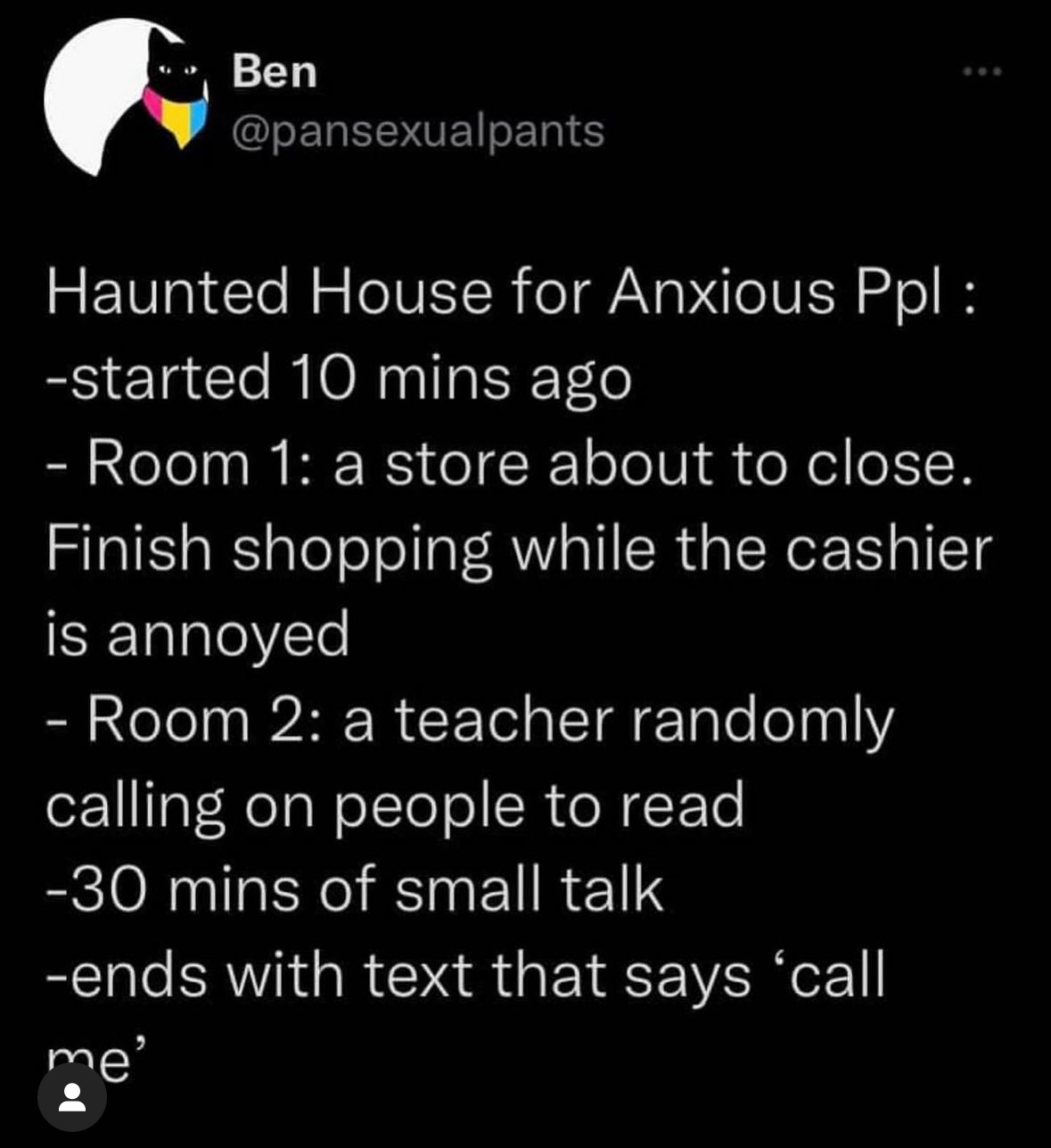 This haunted house for anxious people sounds like my worst nightmare. Room 1 is already too much.