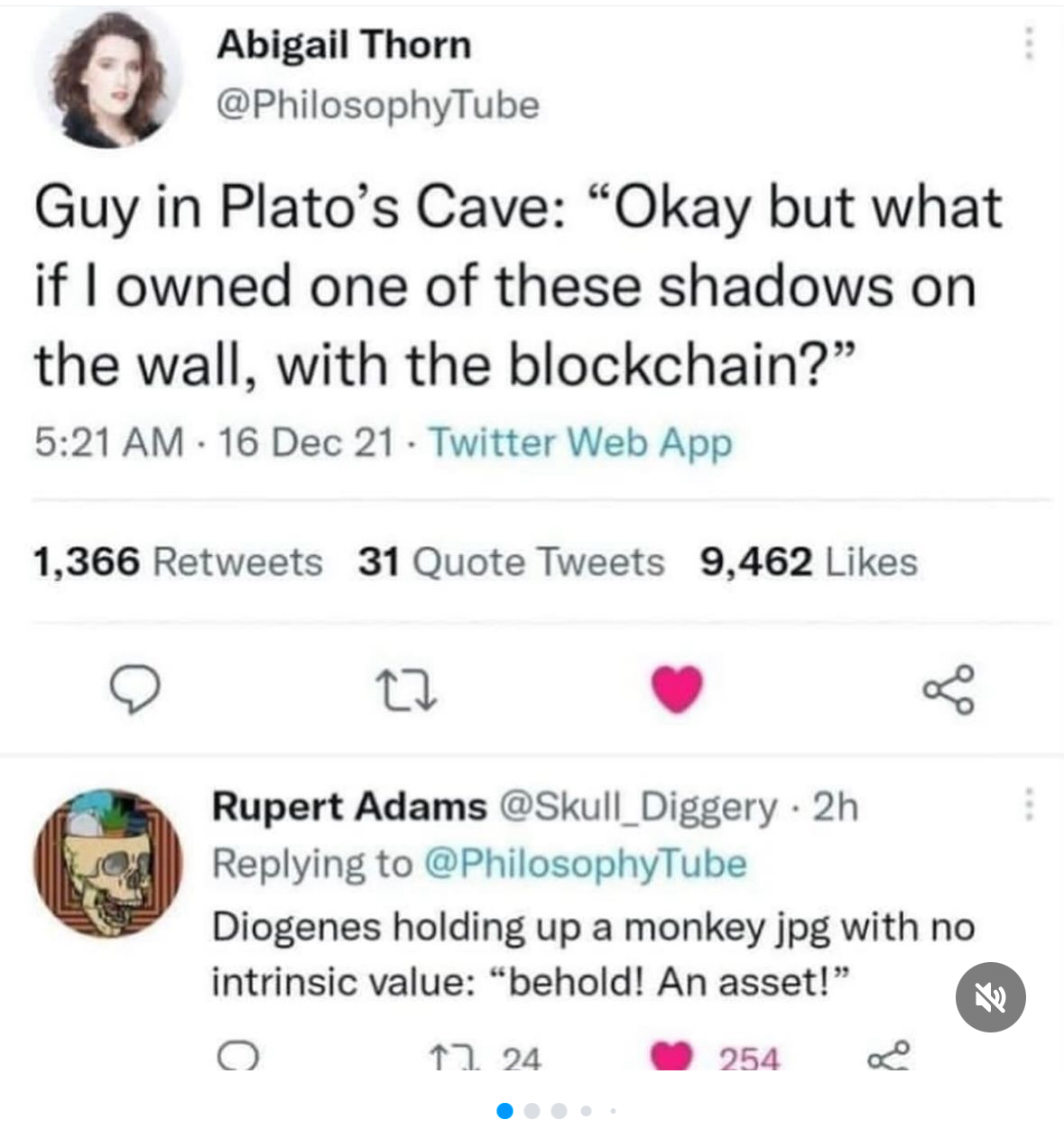 When you combine ancient philosophy with NFTs lol