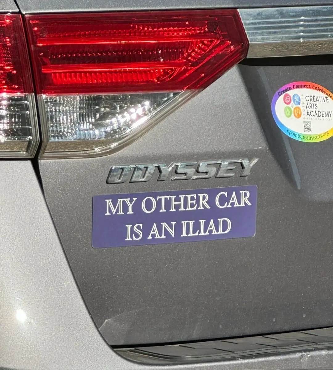 Someone's got a sense of humor and probably a lot of patience for epic poems.