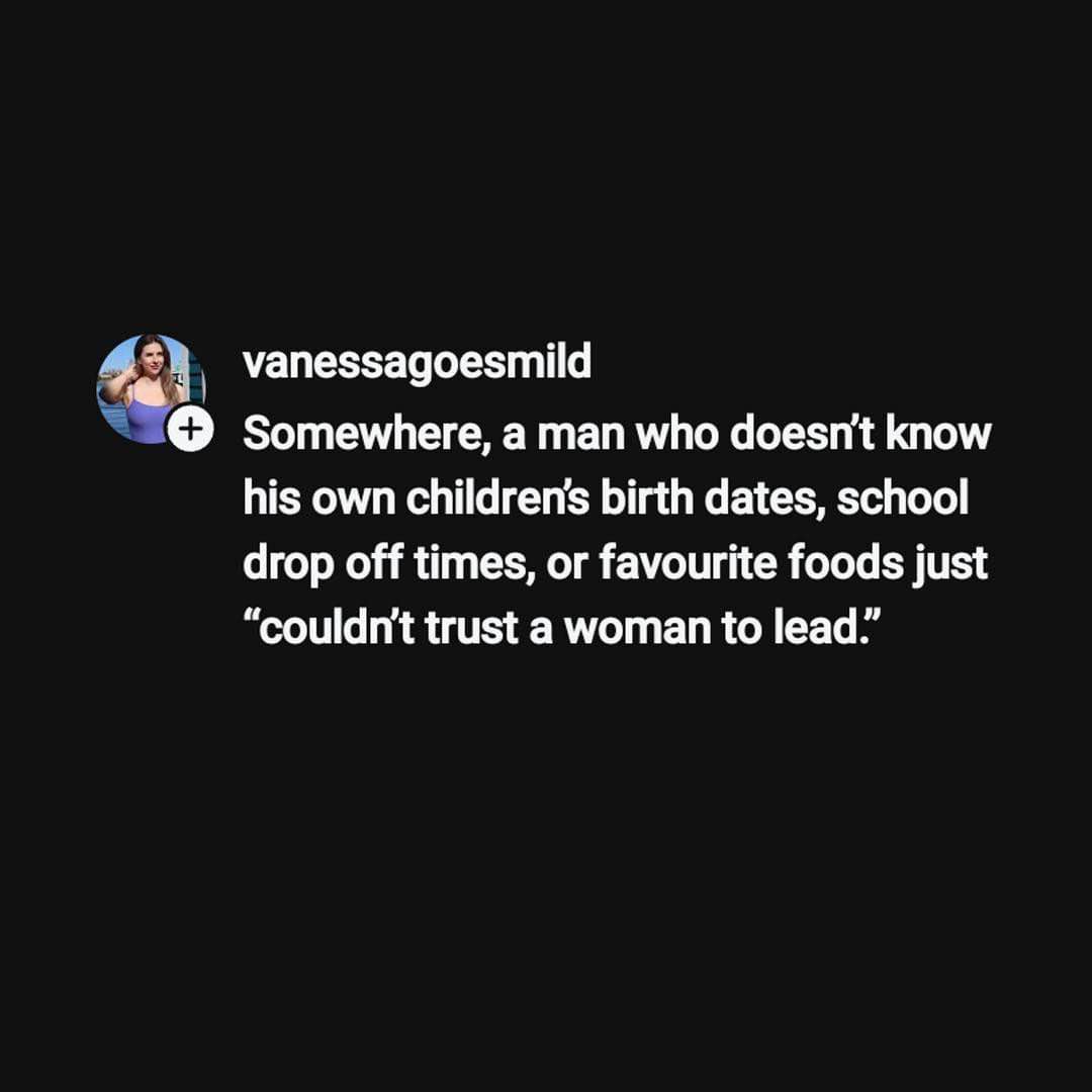 This man who cant even remember his kids' basic info confidently thinks women can't lead.