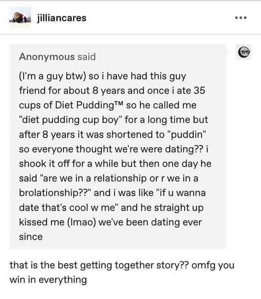 When your long-term nickname turns into a relationship origin story