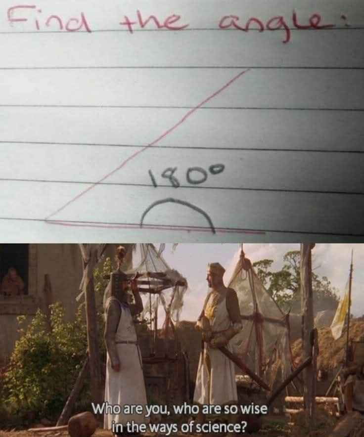 When you think you're being clever but the math problem is more clever