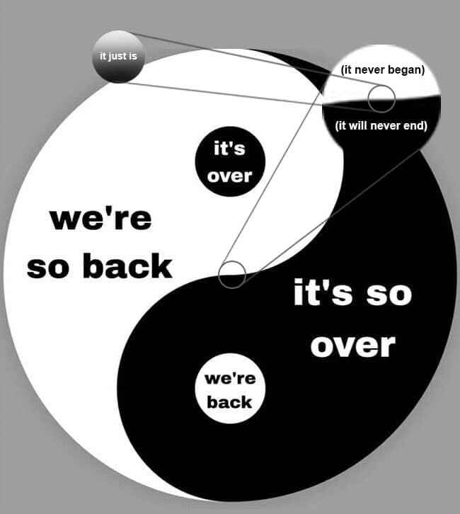 The duality of existence when you're trying to figure stuff out