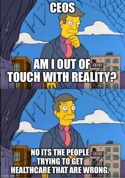 When you ask yourself if you're out of touch but then blame everyone else for being wrong.
