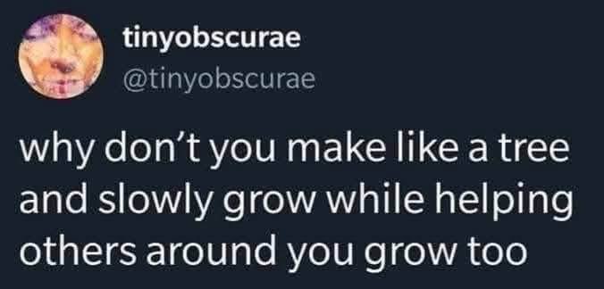This has to be the most passive-aggressive advice I've ever seen