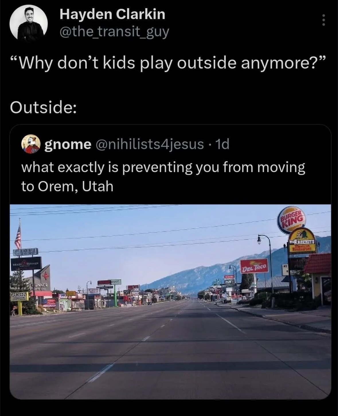 This is why kids don't play outside anymore, I guess.