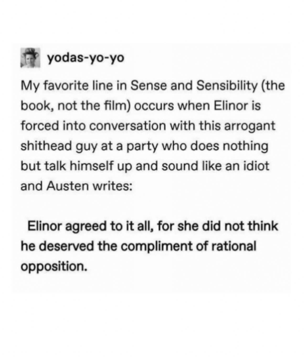 When you're too done with someone's ego to even argue with them