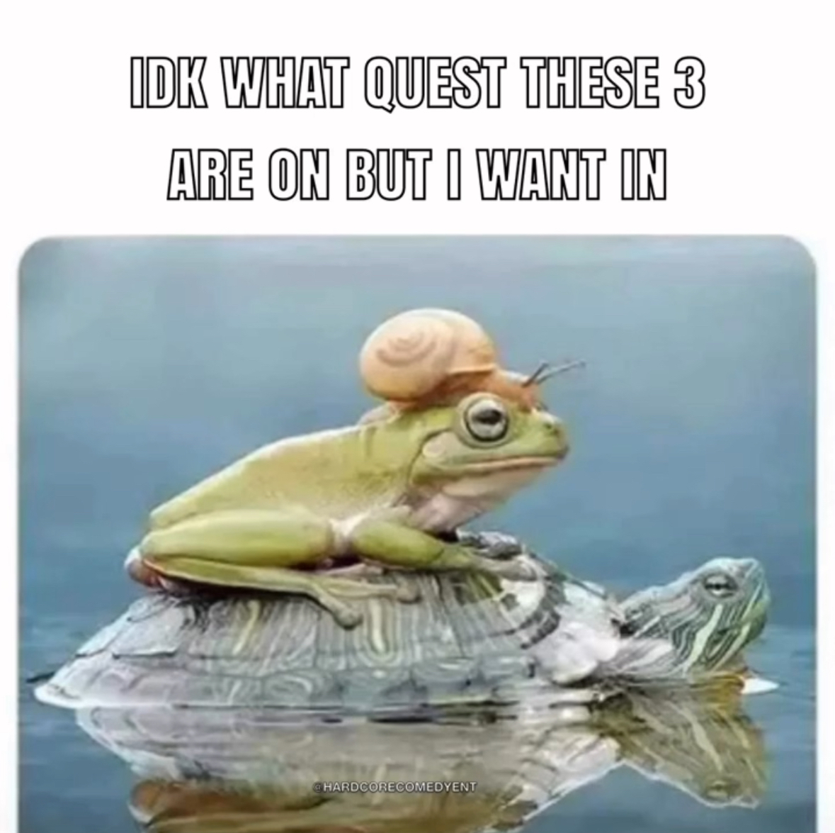 When you see a party and you just HAVE to join.